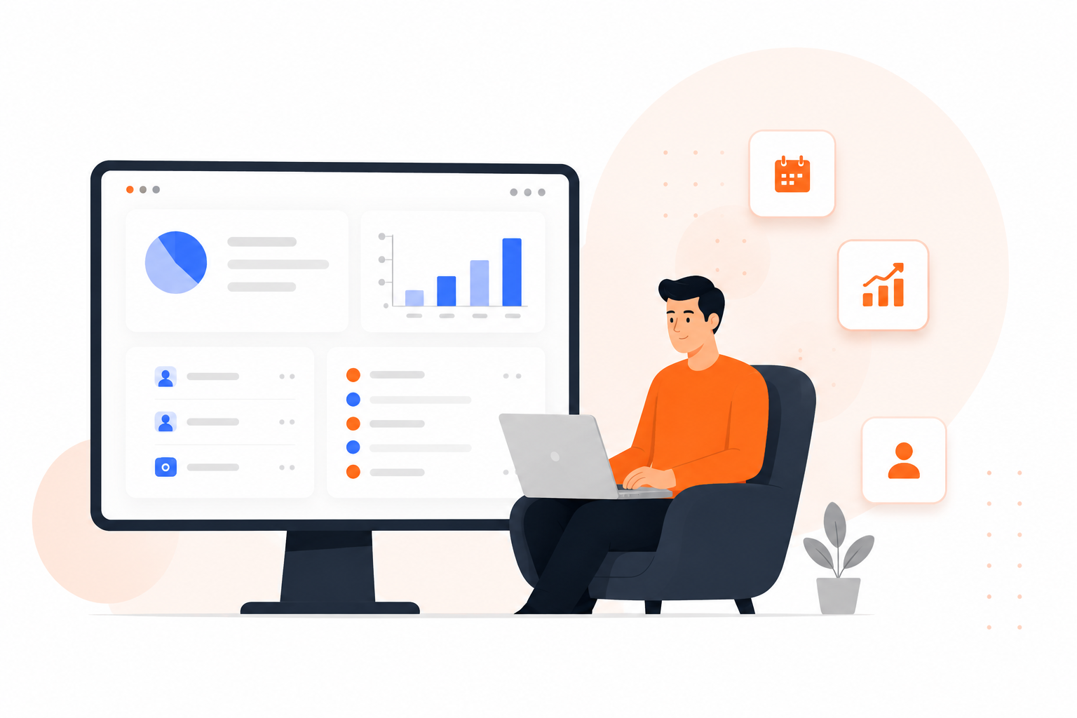 Nooryak CRM dashboard demo